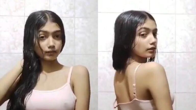 Girl Giving Fun While Bathing | 8 Videos Collection